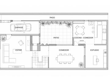 VENTA PH 4 AMBIENTES al frente en FLORES