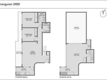 3 AMBIENTES CON BALCON QUINCHO Y TERRAZA  PROPIA