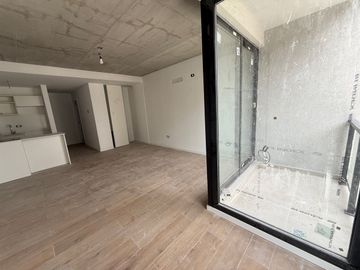 Monoambiente a estrenar, contrafrente ,V. Ortuzar