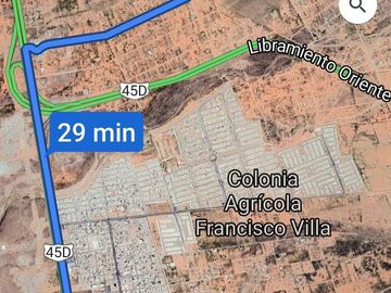 TERRENO EN VENTA KM 21 CARRETERA CD JUAREZ IDEAL PARA GRANJA