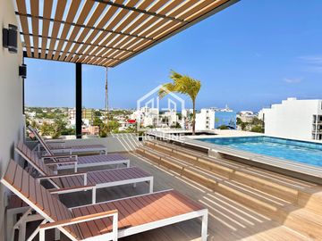 Studio en venta Playa del Carmen cerca de la playa  llave en mano