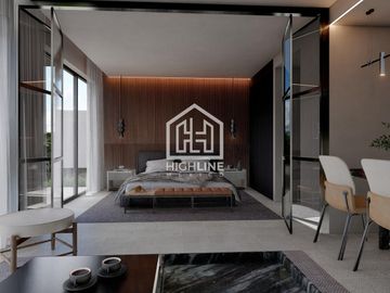 LOFT CON BALCÓN EN VENTA. PLAYA DEL CARMEN. ALBERCA, GYM, COWORK. IDEAL PARA RENTA VACACIONAL.
