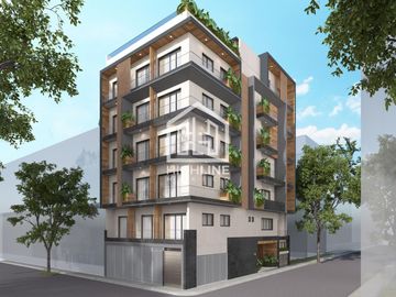 DEPARTAMENTO EN VENTA EN PLAYA DEL CARMEN 1 HABITACIÓN CON AREA DE ASADOR, TERRAZA CON ALBERCA