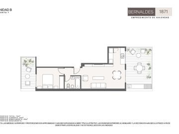 VENTA DEPTO 2 AMB C/BALCON MONTE CASTRO FINANCIAC.