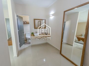 CASA EN VENTA EN PLAYA DEL CARMEN 3 HABITACIONES CON GYM, CASA CLUB ALBERCA, GRILL, PRIVADO