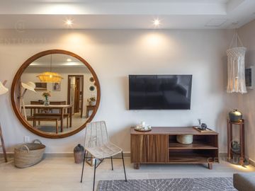 Bonito y elegante departamento 2 rec amueblado en Playa del Carmen Centro P3296