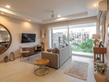 Bonito y elegante departamento 2 rec amueblado en Playa del Carmen Centro P3296