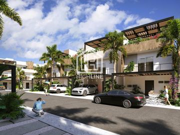 Venta de Casa en Playa del Carmen 4 Habitaciones y Casa Club