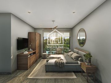 Departamento de 2 Habitaciones en venta en Tulum a 2.9 km de la playa From The Beach | Rooftop y Alberca