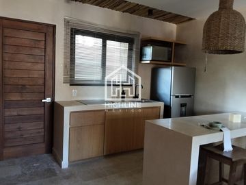 Departamento en Venta de 1 Recamara Amueblado con Alberca Tipo Resort, Rodeado de Naturaleza