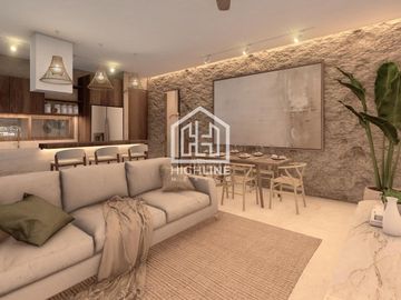 Departamento en venta de 2 habitaciones en Playa del Carmen a pocos metros de la playa | Alberca y terraza