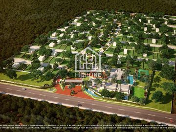 Lote a la venta de 253 m2 en Playa del Carmen en residencial privado