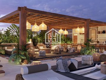 Lujoso departamento en Tulum tipo estudio con piscina y pet frendly , ideal para renta