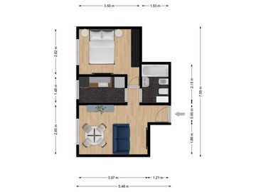 Apto credito 2 AMBIENTES EN VENTA VILLA CRESPO