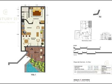 Hermoso Condominio en Venta de 1 Hab Amueblada en Playa del Carmen Centro P3890