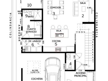 LOMAS RESIDENCIAL, Casa en VENTA con estancia de TV y 3 recamaras con baño