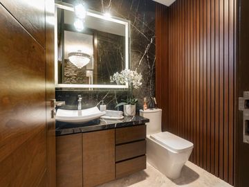 PUNTA TIBURON MARINA Y GOLF, Casa en VENTA con alberca y 5 recamaras, una en PB