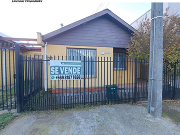 CASA 3D CON ESTACIONAMIENTO Y PATIO TEMUCO
