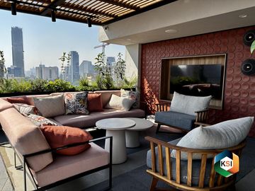 Departamento en nivel alto con vista a Reforma y excelente valor en Tabacalera