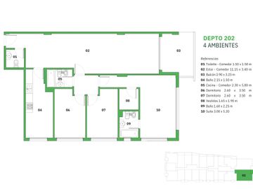 Vento Depto 4 amb Full Amenities en Villa Urquiza