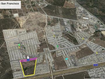 Terreno Comercial de 980m2 en Venta - Col. Praderas de San Francisco, Nuevo León