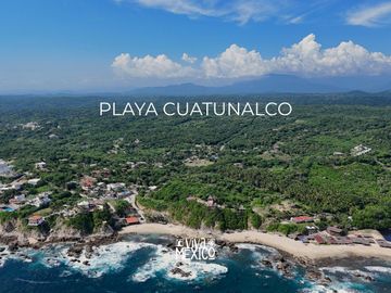 Hectárea en venta en Barra de Cuatunalco, San Pedro Pochutla, Oaxaca.