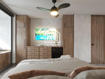 DEPARTAMENTO DE DOS RECAMARAS EN VENTA UBICADO EN TULUM A 5 MINUTOS DEL MAR