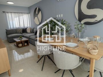 CASA EN VENTA EN PLAYA DEL CARMEN 3 HABITACIONES GYM, CASA CLUB ALBERCA, AREA GRILL PLUSVALÍA ROI