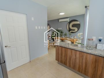 CASA EN VENTA EN PLAYA DEL CARMEN 3 HABITACIONES GYM, CASA CLUB ALBERCA, AREA GRILL PLUSVALÍA ROI