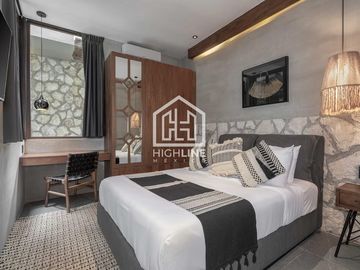 VENTA DE DEPARTAMENTO DE UNA RECAMARA CON ALBERCA PRIVADA UBICADO EN TULUM