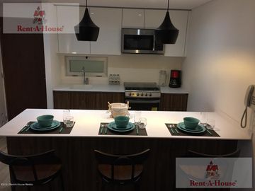 Departamento Amueblado en Renta en Anahuac, Miguel Hidalgo GIS 26-2845
