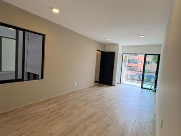 Departamento nuevo en renta  Narvarte Poniente, sobre Cuauhtémoc