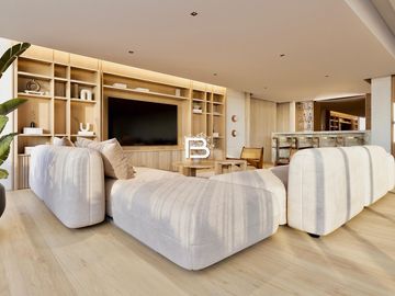 Vive en Puerto Cancun en Venta Departamento con alberca privada y vista al Caribe