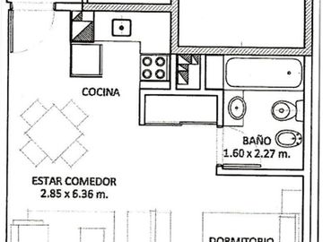 VENTA 1 AMB NUÑEZ  BALCÓN  APTO CREDITO LUMINOSO