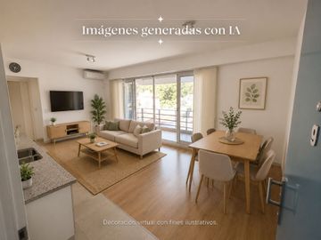 VENTA 2 AMBIENTES BALCON COCHERA Y PILETA