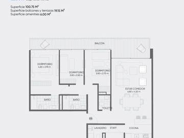 4 Amb Premium en Belgrano cochera y amenities