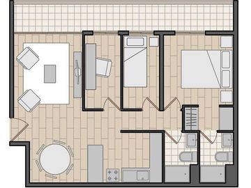 Departamento en venta  en SANTIAGO
