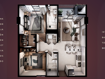 DEPARTAMENTOS EN VENTA ZONA VALLE PONIENTE