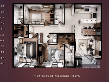 DEPARTAMENTOS EN VENTA ZONA VALLE PONIENTE