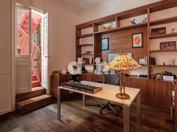 Townhouse neoclásico con gran terraza y roof garden Roma Norte