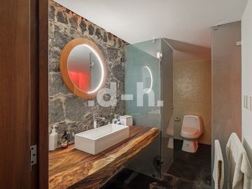 Townhouse neoclásico con gran terraza y roof garden Roma Norte