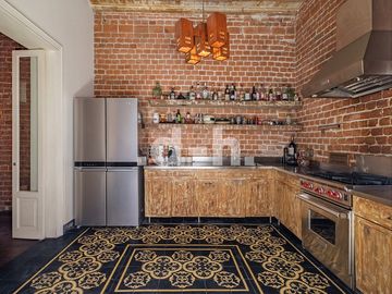 Townhouse neoclásico con gran terraza y roof garden Roma Norte