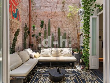 Townhouse neoclásico con gran terraza y roof garden Roma Norte