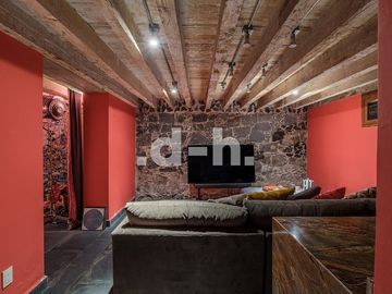 Townhouse neoclásico con gran terraza y roof garden Roma Norte