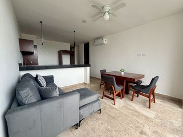 DEPARTAMENTO AMUEBLADO EN RENTA EN  ZONA COUNTRY, MÉRIDA, CERCA DE LA ANAHUAC