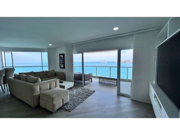 Apartamento amobladocon Vista frontal  Rodadero Sur - 005