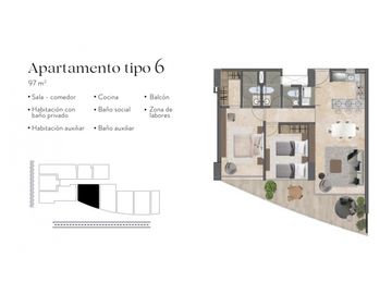 APARTAMENTO EN CESIÓN DE DERECHOS FRENTE AL MAR, PLAYA SALGUERO