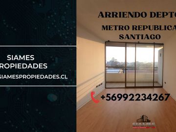 Departamento en arriendo  en SANTIAGO