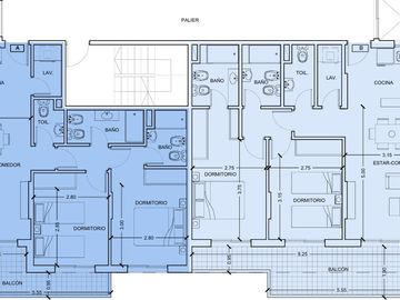 Venta departamento 2 dormitorios frente Abasto