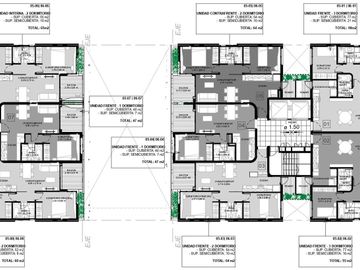 Venta departamento de dos dormitorios con balcón y amenities. Opcion cochera. Rosario, centro rio